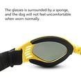 thumbnail image 3 of Lunettes pour Chien Lunettes de Soleil pour Chien Sangle Ajustable pour Lunettes anti-UV Protection Imperméable pour Chien (Jaune), 3 of 7