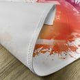 thumbnail image 5 of Ambesonne Digital Place Mats Set of 4, Rugby Ball Sport Splash, Standard Size, Orange Red, 5 of 6