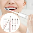 thumbnail image 2 of Pink Electric Toothbrush 8 Brush Heads 6 Modes Rechargeable Ipx7 Waterproof Adult Toothbrush With 8 Replacement Brush Heads And Charging Cable Weight 0.293 Lb Package Includes 1 Piece, 2 of 7