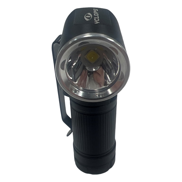 cyclops 400-lumen rechargeable flashlight eFlex 400 Lumen LED Headlamp, Multi-Color Modes & TLO Outdoors making it easy to match with your other camping gear Cyclops 400 Lumens Pocket Rechargeable