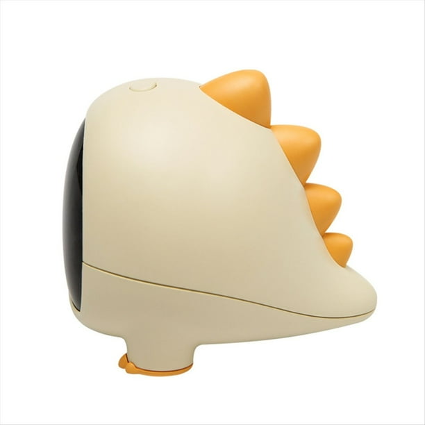 Reloj Despertador con Forma de Dinosaurio de , Reloj de Mesa Recargable Multifuncional, Reloj Digital con Control Inteligente, Color Amarillo