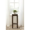 thumbnail image 2 of Kate and Laurel Talcott Modern Square Wood Drink Table, 12 x 12 x 28, Dark Brown, Transitional Decorative Two-Tier Pedestal Table for Use as Plant Stand Indoors or Living Room Decor Accent, 2 of 8