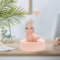 thumbnail image 3 of DOLITY Music Box Rotating Musical Box Kid Gift Desktop Ornament Collectible Pink, 3 of 8
