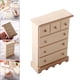 thumbnail image 5 of 1/12 Casa de de Hecha Accesorios para Conjunto de Muebles Conjunto de Muebles de pequeña sala Mueble de pequeña sala Gabinete Salvador Escritorio de armario de casa de muñecas, 5 of 10
