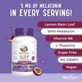 thumbnail image 3 of (3 pack) MaryRuth's Melatonin Gummies for Relaxation & Sleep Support with Lemon Balm, L-Theanine, Vitamin B6, 60 Count, 3 of 11