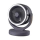 thumbnail image 4 of Ventilador de escritorio con cabezal giratorio de 360 ​​grados y ajuste de velocidad del ventilador de circulación de aire USB Negro, 4 of 9
