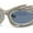 Grey - Black, variant on Womens Rhinestone Jewel Lens Trim Sport Wrap Flaming Plastic Sunglasses Grey - Black