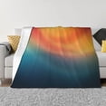 thumbnail image 1 of Fotbe yellow orange and teal Manta de Franela con Estampado, Manta Ultrasuave para Cama, Sofá, Auto, Hipoalergénica y Antibolitas-40"x30", 1 of 6
