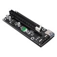 thumbnail image 2 of PCIE 1X vers PCI-E 16X Adaptateur de Carte Graphique Rallonge USB3.0 Câble 50CM, 2 of 8