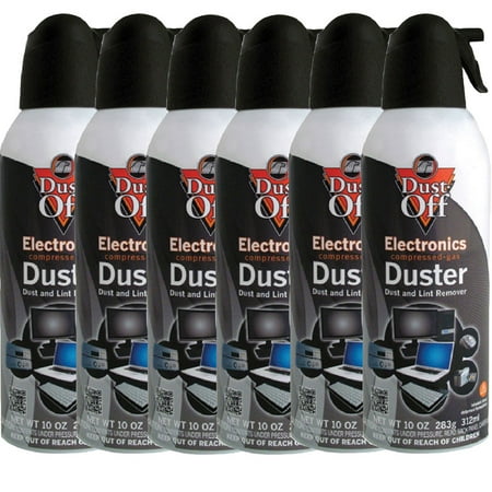 6pk Dust Off Compressed Air Computer Tv Gas Cans Duster 10oz Laptop 6pk Dust Off Compressed Air Computer Tv Gas Cans Duster 10oz Laptop Keyboard Cpu