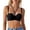Black, variant on MDUKONU Women’s Bras Womens Seamless Wireless Supportive Bra Push Up Comfort Soft No Underwire Full Coverage T-Shirt Bra Black 38