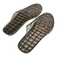 thumbnail image 1 of unbranded Zapatillas De Gel Transparentes Negras Con Hueco Y Para Uso En Casa Y Exterior, 1 of 6