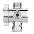 thumbnail image 3 of Divisor de manguera 1/2 Adaptador de grifo de ducha plateado de 3 vías Conector de tubo de baño universal de plástico sidaley HA003027-00, 3 of 6