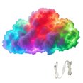 thumbnail image 2 of Huanglei DIY USB Powered Thundercloud LED Cloud Light With Music 3D Cloud Ambient Ceiling Wall Dynamic Voice Activated Sensor Multicolor For Bedroom Gaming, 2 of 6