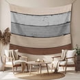 thumbnail image 2 of Brown Grey Large Tapestry for Bedroom Wall Hanging Tapestry, Vintage Stripe Farmhouse Wood Grain Ombre Ceiling Backdrop Tapestries Poster Blanket Wall Decor for Teens Room Living Room Dorm 100" x 59", 2 of 8