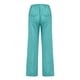 thumbnail image 4 of Pantalones de lino con cordón en la cintura para mujer: pantalones casuales de color liso, corte holgado y pierna recta, con bolsillos, 4 of 4