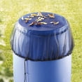 thumbnail image 2 of Lttoisl Adjustable Fine Mesh Rain Barrel Cover with Drawstring, Black Polyester Netting Protector for Outdoor Garden Eaves, Prevents Leaves, Debris & Bugs from Contaminating Harvested Rainwater, 2 of 8