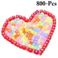 thumbnail image 1 of 800PCS Letter Beads 0.24'' Colorful DIY Craft Alphabet Beads Bracelet Beads, 1 of 10