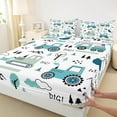thumbnail image 3 of Castle Fairy Children Cartoon Truck 4pcs Bed Sheets,Construction Vehicles King Sheets,Equipment Car Super Cozy Sheet Set,Ultra Soft Home Decor, 3 of 7