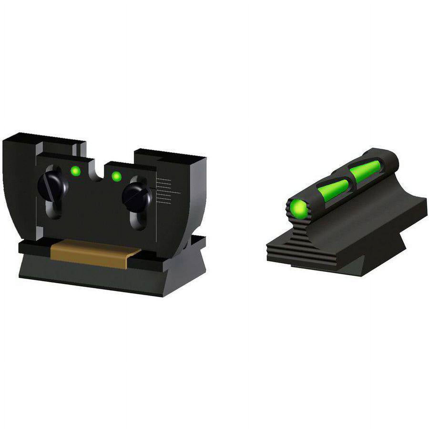 HIVIZ Fiber Optic Front and Rear Sight Combo for Ruger 10/22 RFL's.