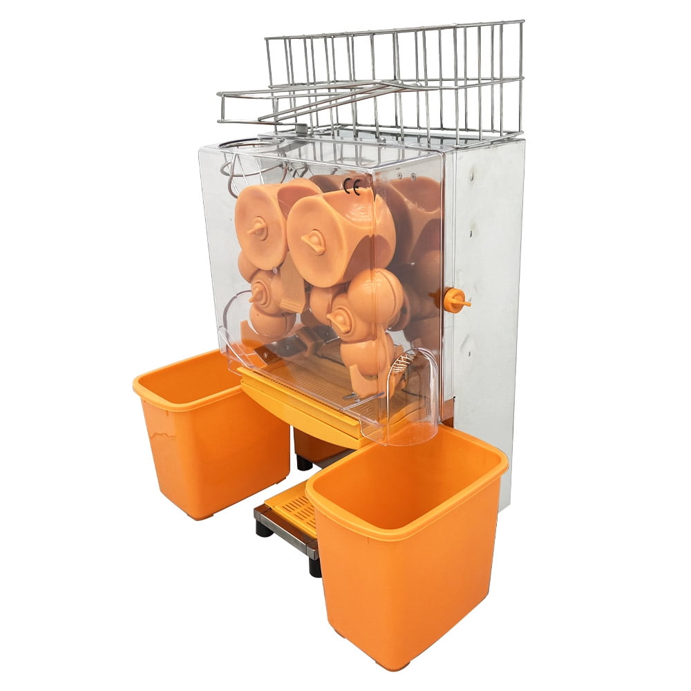 Commercial Orange Juicer Electric Press Juicing Machine Juice Squeezer with Two Buckets