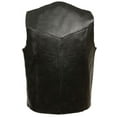 thumbnail image 2 of Event Leather EL5310 Black Motorcycle Leather Vest for Men - Riding Club Adult Motorcycle Vests X-Large, 2 of 2