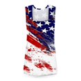 thumbnail image 3 of 250 Anniversary USA Tank Top for Women V Neck Sleeveless Patriotic Print 4th of July Outfit 1776-2026 Tshirt Gift, 3 of 5