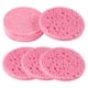 thumbnail image 3 of Xiao Hua 10 piezas de limpiador facial de algodón de pulpa de madera comprimida biodegradable natural, desmaquillante, esponja facial, herramienta exfoliante, esponja de limpieza blanca, 3 of 5