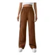 thumbnail image 1 of Pantalón Cargo De Pana Holgado De Moda Recto Para Dama, 1 of 5