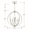 thumbnail image 4 of Crystorama Lighting - Five Light Chandelier - Chandelier - Sylvan - Five Light, 4 of 5