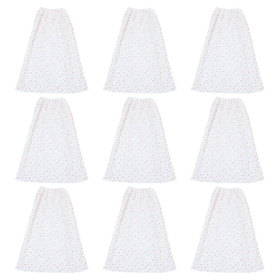 Pretyzoom Bath Skirts for Women Lightweight White 10pcs