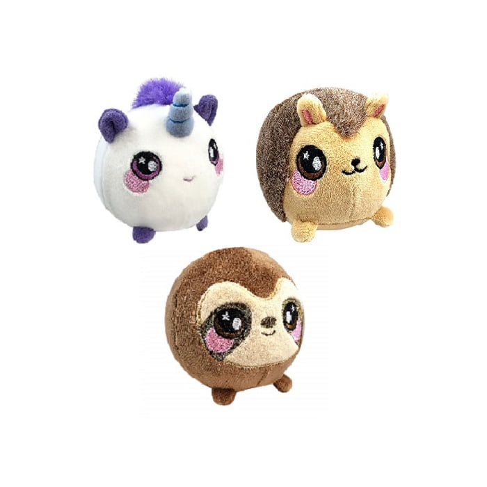 Squeezamals - Squeezamals, 3-Pack Bundle (Simon Sloth, Haven Hedgehog, Uma Unicorn) - 3.5