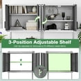 thumbnail image 5 of Barara King Metal Wall Cabinet with Lock and 3 Adjustable Shelves, 5 of 10