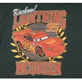 thumbnail image 2 of Disney Cars T-Shirt Men's Lightning McQueen Kachow Short Sleeve Tee, 2 of 5