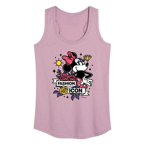 Disney - Minnie Mouse - Fashion Icon - Women's Racerback Tank Top