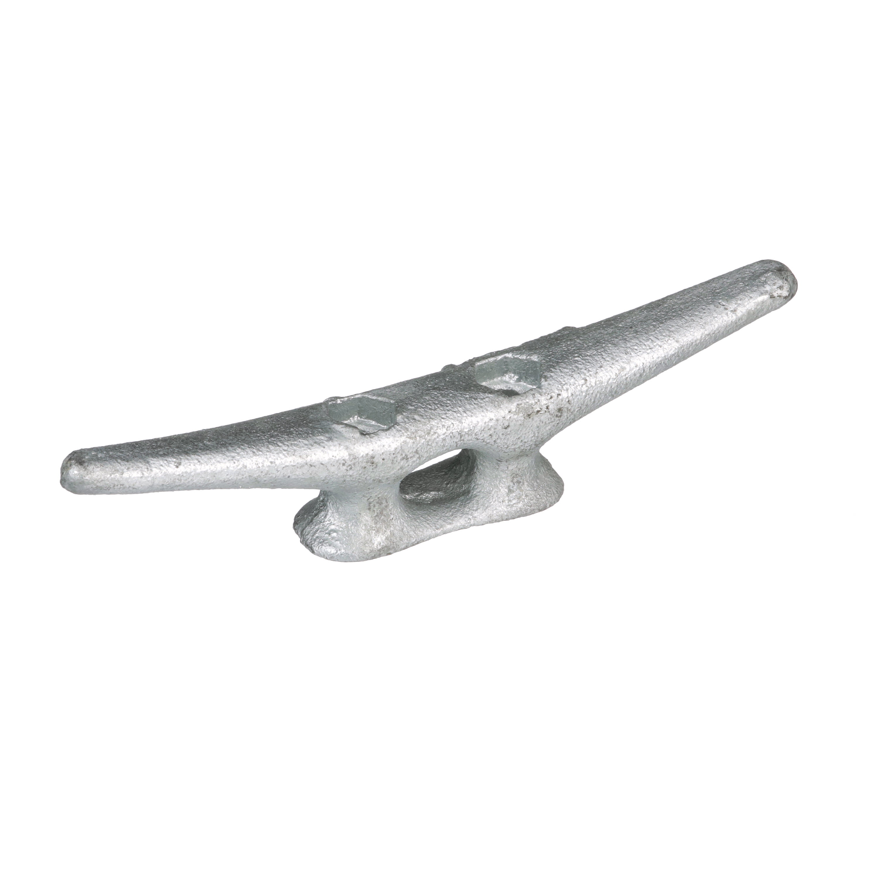 Seachoice 30600 Open Base Dock Cleat Galvanized Gray Iron 6 Inches 