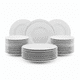 thumbnail image 1 of Juego 24 Platos Hondos, Bowls o Cuencos Soperos Vidrio Opal Templado Ultra Resistentes, Colección Toledo Redondos, Modernos, Blanco Brillante 24 cm, Hecho en Italia, 1 of 9