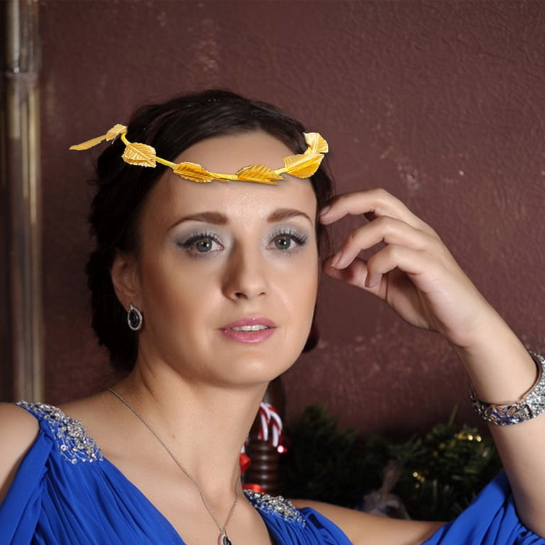 NSESSHome Laurel Wreath Crown Roman Leaf Headband Gold Greek  display picture 3