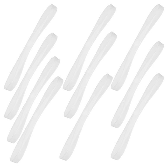 LEORX 10Pcs Transparent High Heel Shoe Straps Elastic Anti Loose Ankle Bands