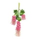 thumbnail image 4 of Guirnalda colgante de glicina artificial Macarena Rosa 12 flores, 4 of 8