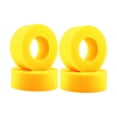 thumbnail image 3 of KLKCMS 4 Pieces RC Tire Inserts Soft Sponge Upgrade Parts RC Tire Sponge Foam for SCX10 Yellow, 3 of 9