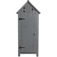 thumbnail image 3 of Solid fir construction - Reinforced door - Outdoor storage cabinet / Ensure long - term durability, 3 of 6