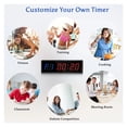 thumbnail image 5 of Programmable Remote Control LED Timer Interval Timer Garage Timer Sports Training Clock Gym Timer, 5 of 6
