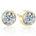 thumbnail image 2 of Pompeii .40CT Round Brilliant Cut Natural Diamond Stud Earrings In 14K Gold (G/H,I2-I3), 2 of 2