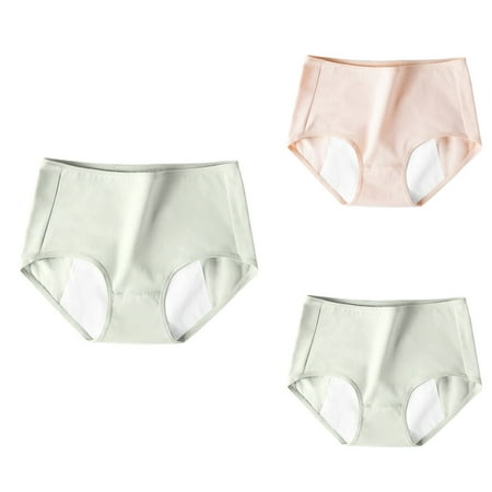 

2 Pack Women s Fashion High Waist Breathable Underpants Panties