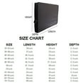 thumbnail image 3 of chengsi Outdoor TV Cover Waterproof, Weatherproof, Black, 600D Thick Fabric Protector, 3 of 3