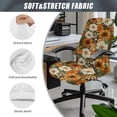 thumbnail image 6 of Whosucclay Sunflower Daisy Print Computer Office Chair Cover, Removable Desk Chair Cover Non Slip Chair Cover for Office Chair Modern High Back Chair Slipcover-L, 6 of 7