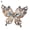 E, variant on AYYUFE Lady Pin Rhinestone Butterfly Shape Multi Colors Stainless Dress Brooch for Prom