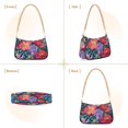 thumbnail image 7 of FORMRS Womens Shoulder Bag with Chain Strap Clutch Purse Cute Tote Handbag, Serene Floral Pattern, 7 of 7