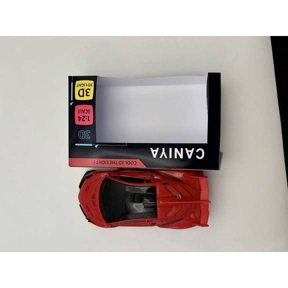 CANIYA Toy model cars, Red Racing Toy Car for Collectors